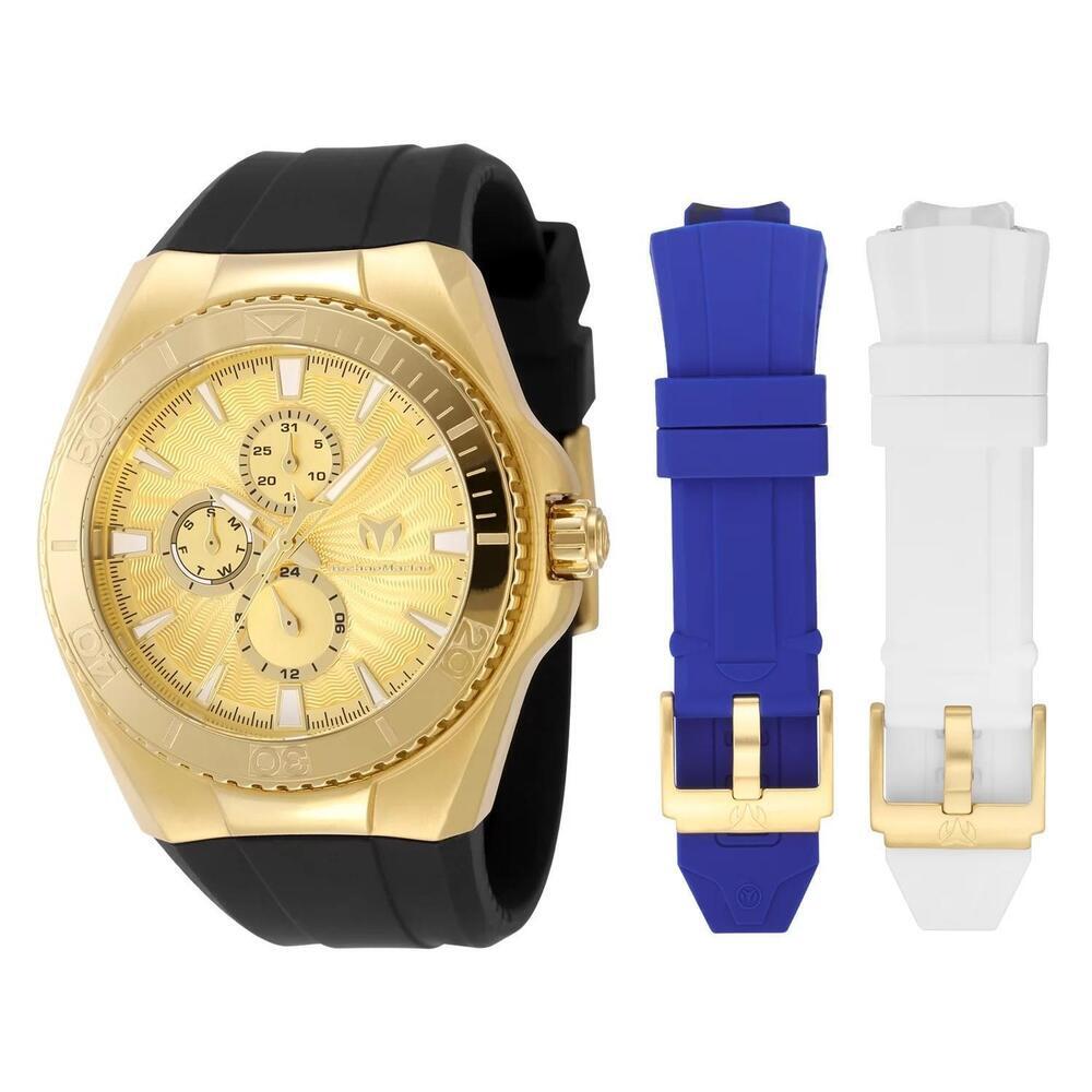 NWT TechnoMarine TM-124018 Cruise | Chronograph | Gold | Men's Watch
